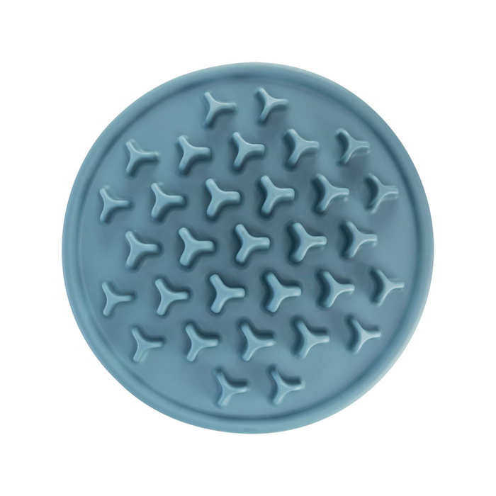 Trixie Slow Feeding Pillars niebieska TPE 38cm miska spowalniająca jedzenie