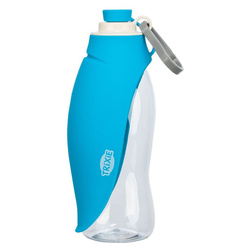 Trixie Butelka z miską dla psa mix kolorów 0,55l plastik/silikon