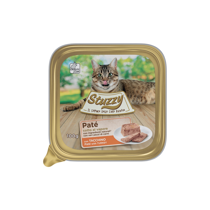 Stuzzy Kot Tray Pate indyk 100g