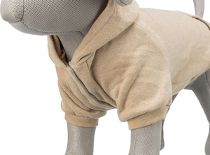 Trixie BE NORDIC Flensburg bluza z kapturem dla psa piaskowa L: 55 cm