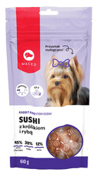 Maced Sushi Królik i Ryba 60g