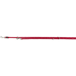 Trixie Smycz regulowana Cavo L-XL: 2,00m/18mm czerwona