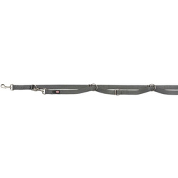 Trixie Smycz regulowana Premium M-L: 2m/20mm grafit