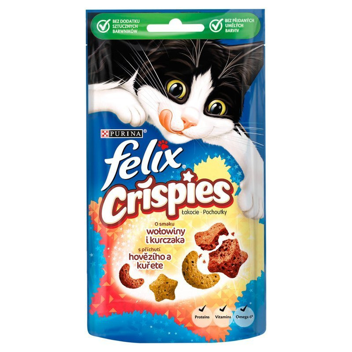 Felix Crispies wołowina z kurczakiem 45g