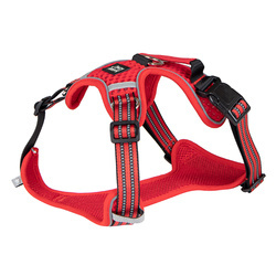 Barry King Szelki dla psa czerwone z siatki S 41-52 cm