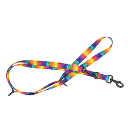 Barry King Smycz regulowana taśma dla psa Tęcza 25mm/220cm