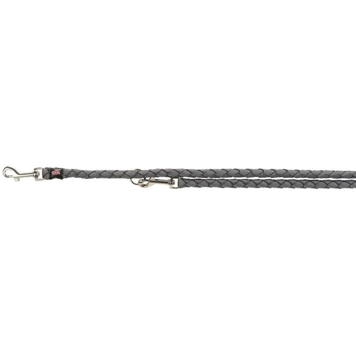 Trixie Smycz regulowana Cavo S-M: 2m/12mm grafit