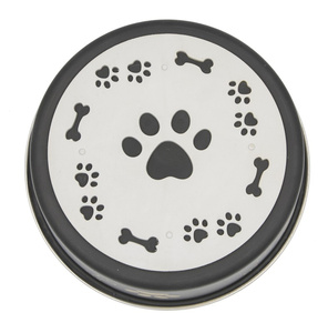 Barry King miska antypoślizgowa z nadrukiem M czarna 0,45l