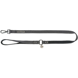 Trixie Smycz CityStyle bawełna czarna S-M: 1.20m/13mm
