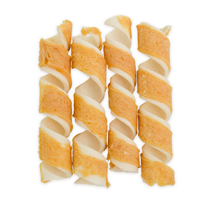 Hau&Miau Pausesnack przysmak dla psa zakręcone rolki z kurczakiem 500g