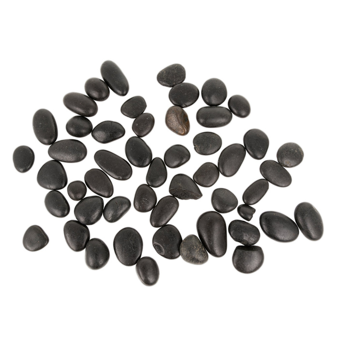 Terra Natura Kamienie polerowane Black Pebble II 10-20 do akwarium terrarium 5 kg/opak