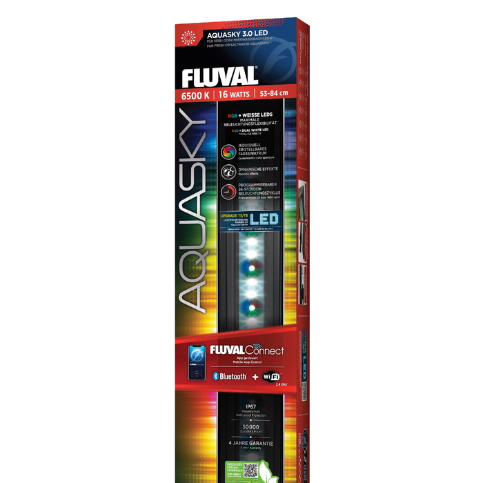 Fluval AquaSky LED 3,0 Oświetlenie do akwarium 16W 53-84,4cm bluetooth