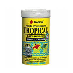 Tropical Wysokobiałkowy pokarm dla rybek Granulat 100ml