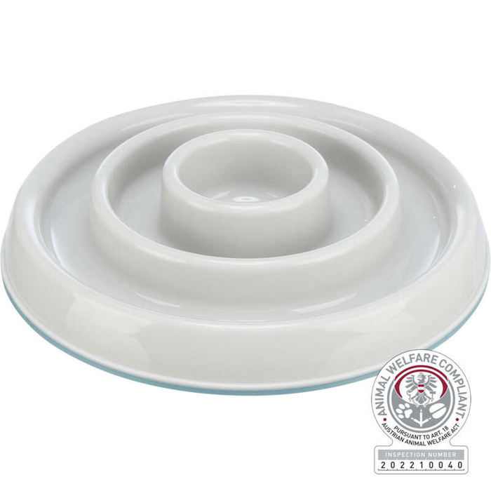 Trixie Slow Feeding szara plastik/TPR 0,45l/23cm spowalniająca jedzenie