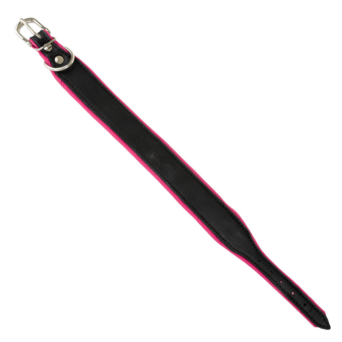 Barry King Obroża Skóra Łoś Strong 40mm/45cm różowy