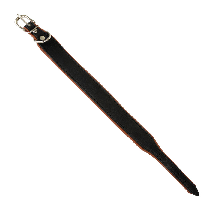 Barry King Obroża Skóra Łoś Strong 40mm/45cm koniak