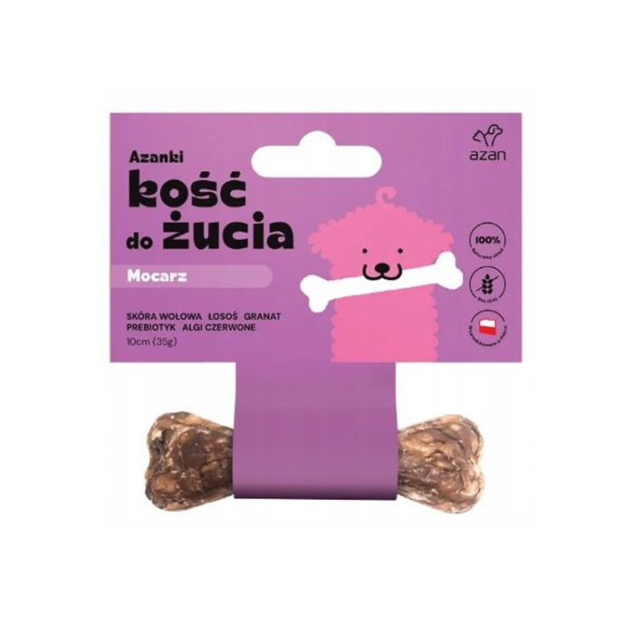 Azanki Kość Mocarz dla młodych psów 10cm