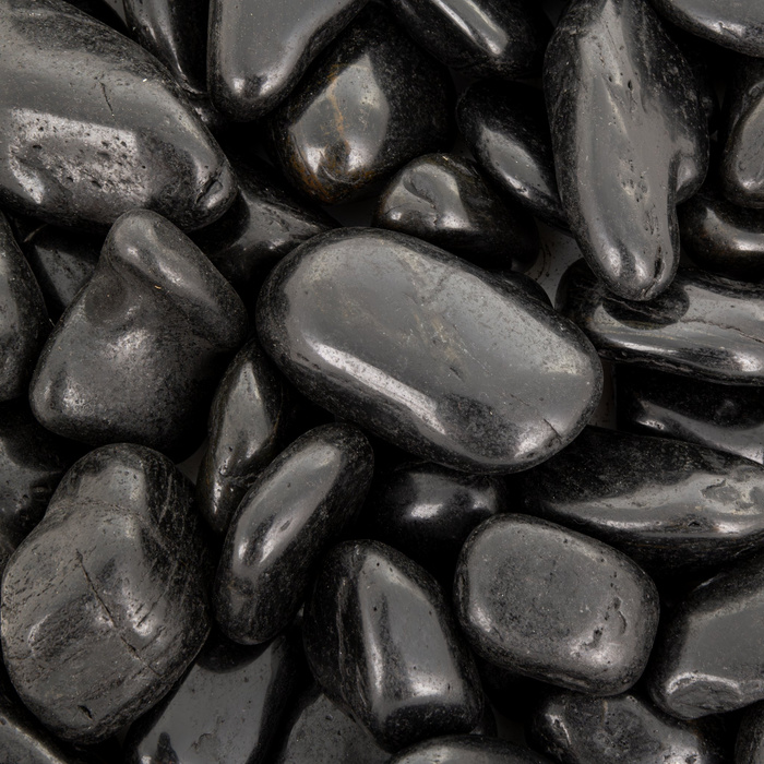 Terra Natura Kamienie polerowane Black Pebble III 20-30mm do akwarium terrarium 10 kg/opak