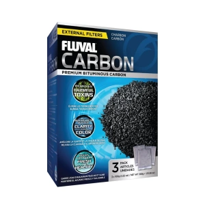 Fluval Carbon Wysokowydajny Węgiel Aktywny do Filtra 300g (3x100g)
