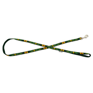 Barry King Smycz zielona wzór etniczny taśma polipropylenowa 10mm/120cm