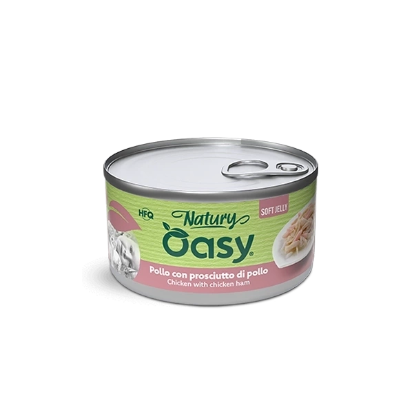 Oasy Natury Soft Jelly - Kurczak z szynką 85g