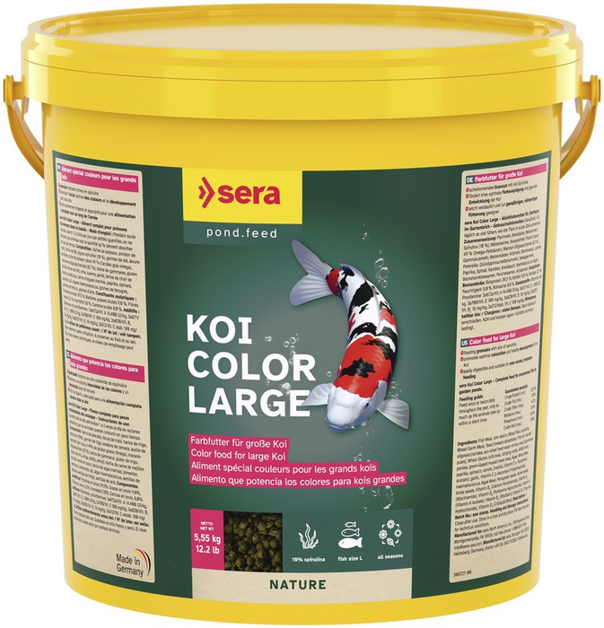 Sera Koi Color Large 21 l granulat pokarm wybarwiający dla Koi