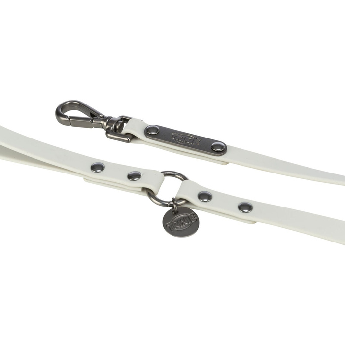 Trixie Smycz CityStyle L-XL: 1m/20mm jasnoszara PVC