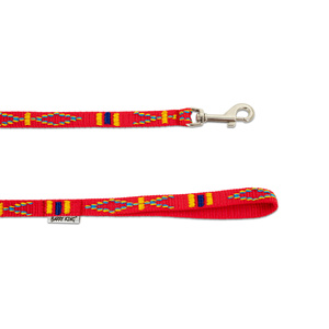 Barry King Smycz czerwona wzór etniczny taśma polipropylenowa 20mm/120cm