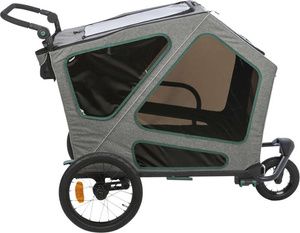 Trixie Przyczepka rowerowa L: 80x103x98/147cm z zawieszeniem max 45kg