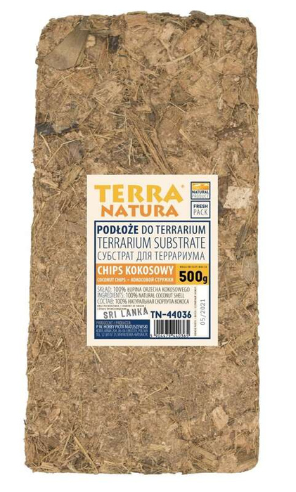 TerraNatura Podłoże do terrarium  kokosowe 500g 