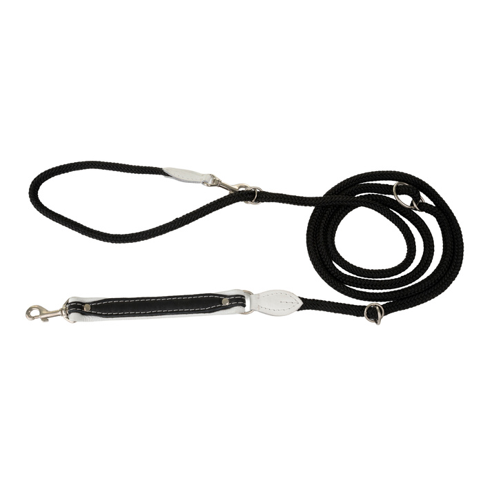 Barry King Smycz regulowana Skóra Łoś 20mm/6/220cm biały