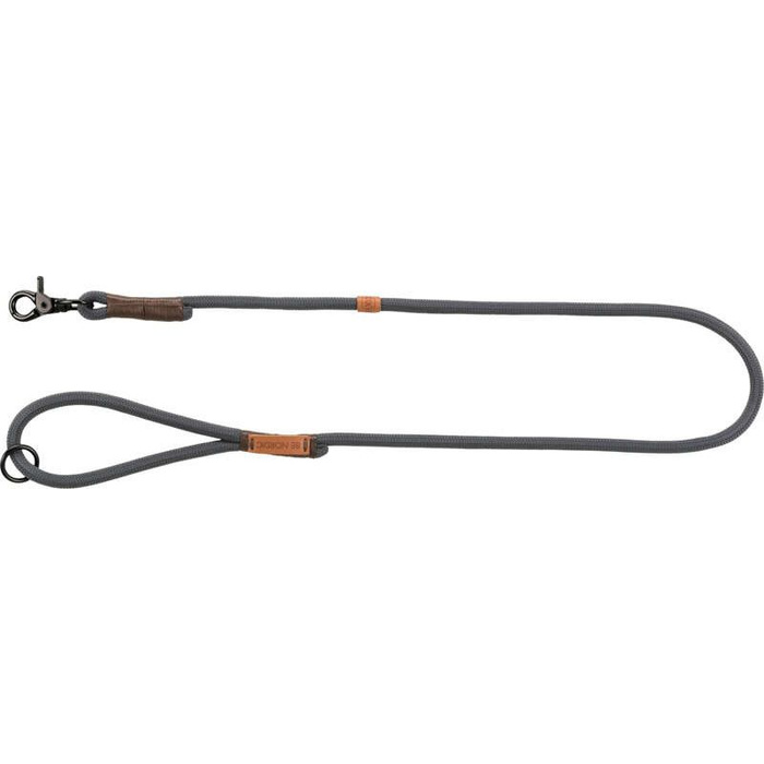 Trixie Smycz Be Nordic S-M: 1m/8 mm ciemnoszara/brązowa