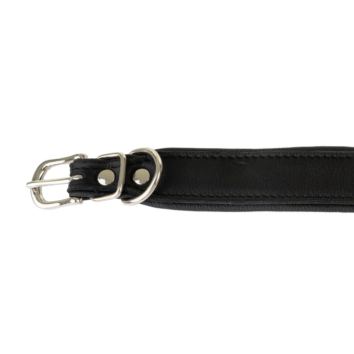 Barry King Obroża Skóra Łoś Strong 40mm/45cm czarny