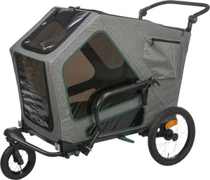 Trixie Przyczepka rowerowa L: 80x103x98/147cm z zawieszeniem max 45kg