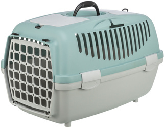Trixie Transporter Capri 2 dla psa jasnoszary/szałwiowy XS-S: 37x34x55cm