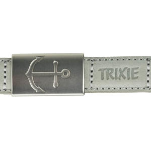 Trixie Smycz Be Nordic jasnoszara skórzana M-L: 1,00m/20mm