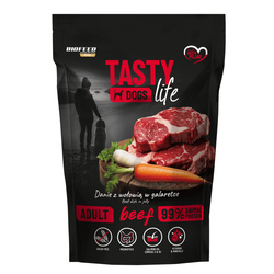 Biofeed Tasty Dog Life wołowina 90% saszetka 500g