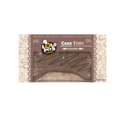 Lolo Pets Tort dla psa orzechowo-czekoladowy 250g