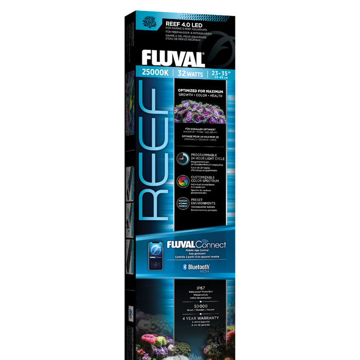 Fluval Reef 4.0 LED Oświetlenie do akwarium 32W 58,9-88,9 cm bluetooth