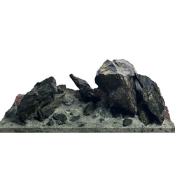 WIO Jade Bliss River zestaw do dekoracji do akwarium grafitowy 9kg pudełko