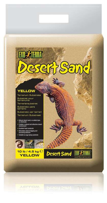ExoTerra Podłoże Desert Sand żółte 4,5kg