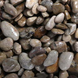 AquaDella Gravel British Brown żwirek do akwarium 4-8 mm 2 kg