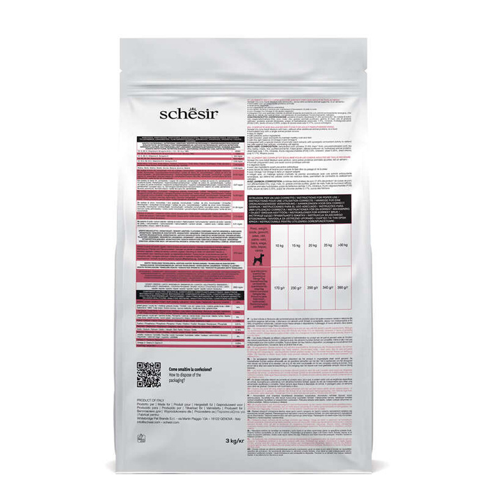 Schesir Suchy Pies Medium Adult Szynka 3kg