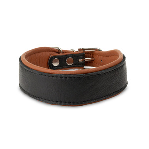 Barry King Obroża Skóra Łoś Strong 40mm/45cm koniak