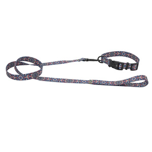 Barry King Smycz dla psa taśma Etno Mandala 20mm/120cm
