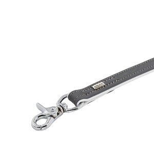 Barry King Smycz skórzana 20mm x 100cm szary/biały