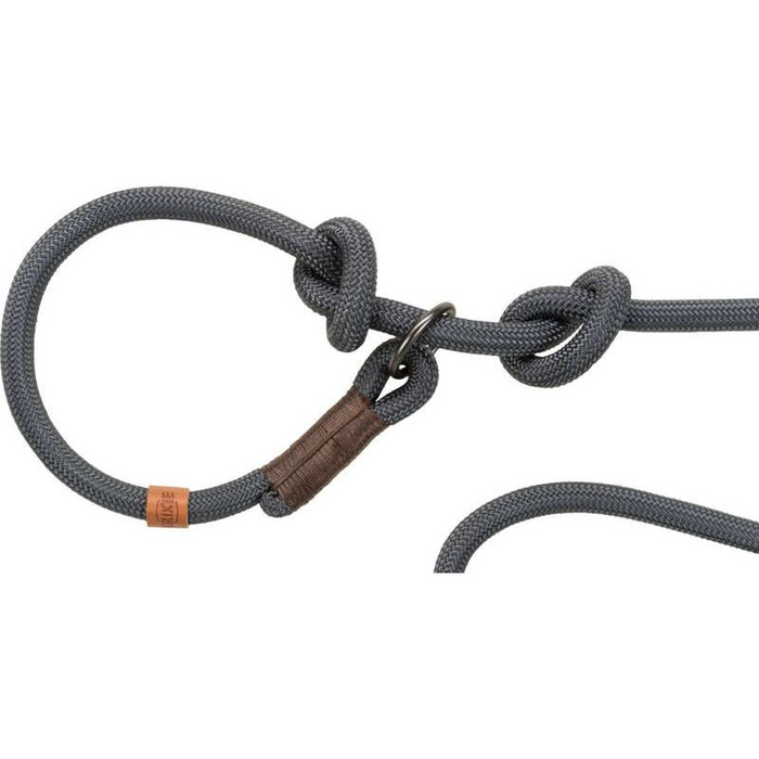 Trixie Smycz Be Nordic Retriever S-M: 1,70m/8mm ciemnoszara/brązowa