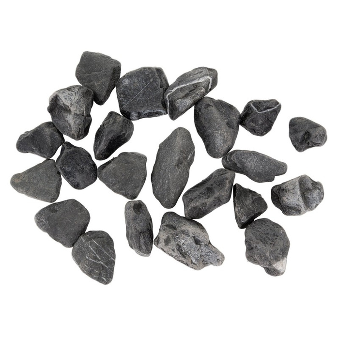 Terra Natura Kamienie kruszone Tumbled Black 20-30 mm 10 kg/opak