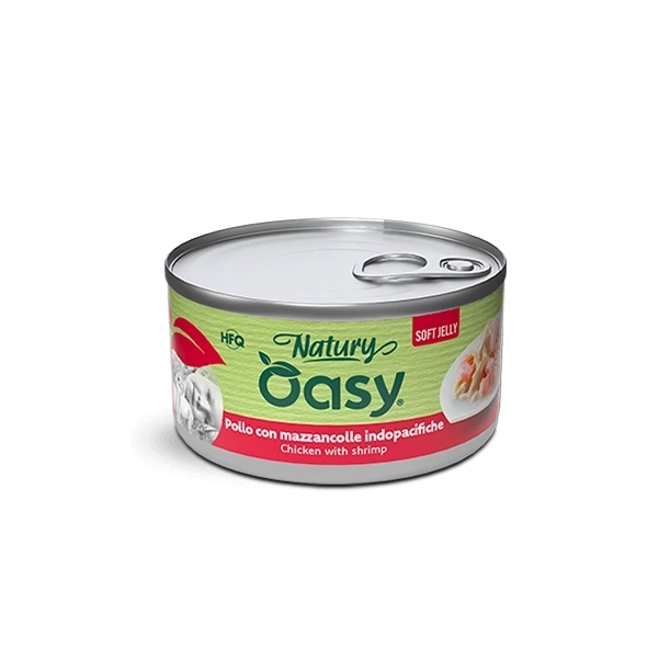 Oasy Natury Soft Jelly - Kurczak z krewetkami 85g