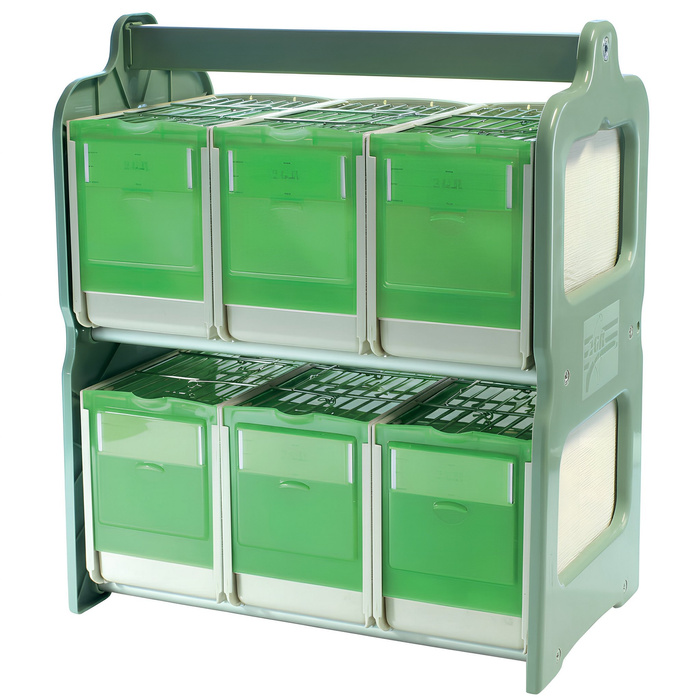 2GR – Mały regał transportowy z 6 klatkami Secondino (37x43cm)